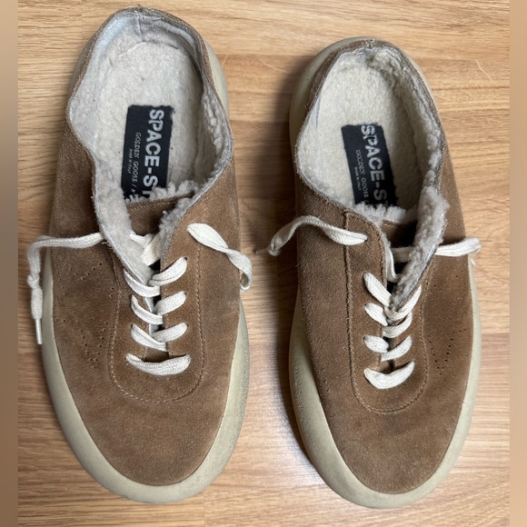 GOLDEN GOOSE Men's Space-Star Sabots Suede Perforated Star Size 42 - Picture 11 of 12